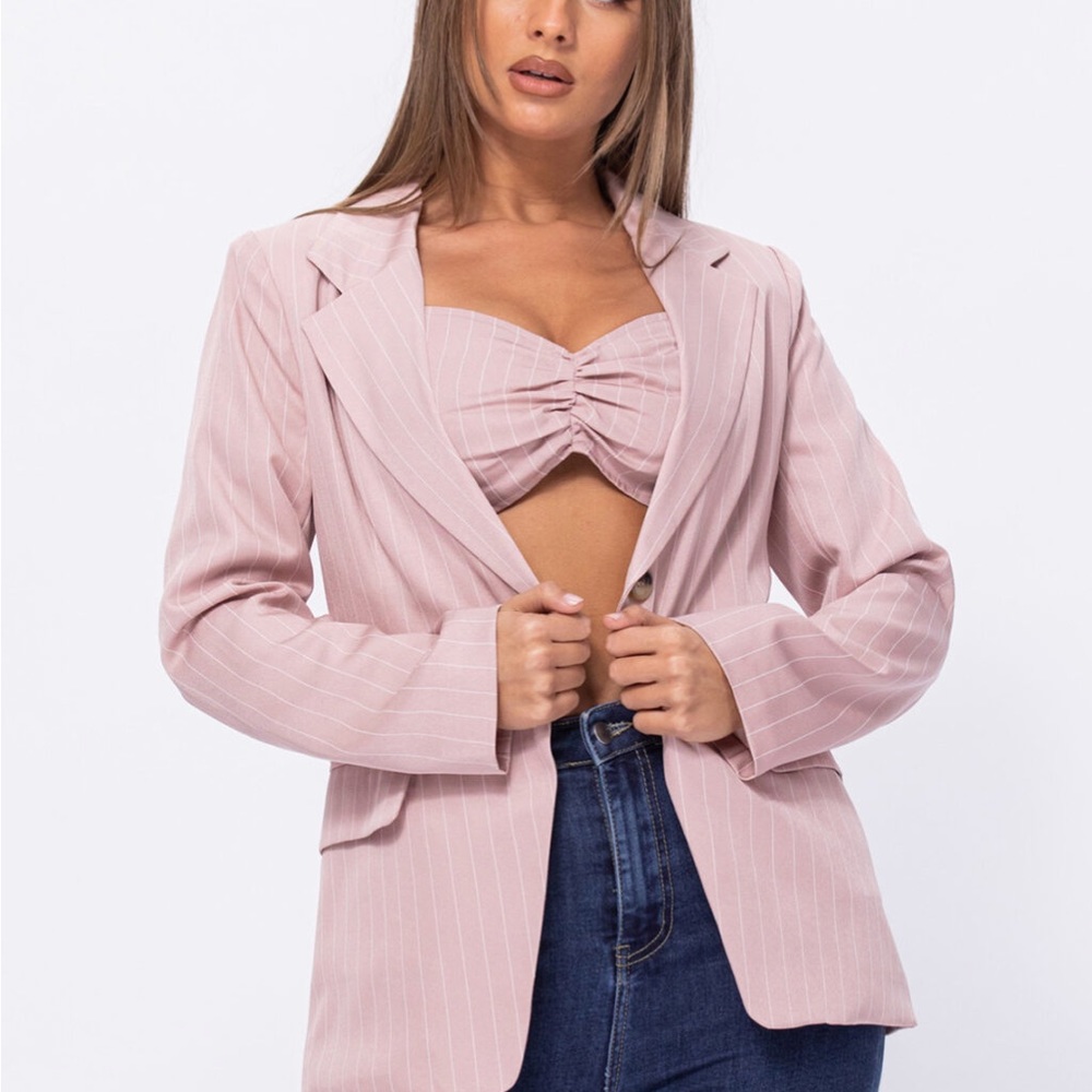 Blazer set with Bralette
